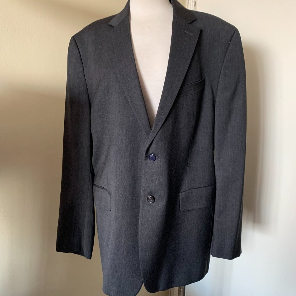 BANANA REPUBLIC MENS MODERN FIT BLAZER SIZE 44R 100% WOOL LINING 53% ACETATE 47%